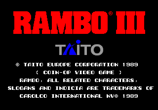 Rambo III (Europe set 1)